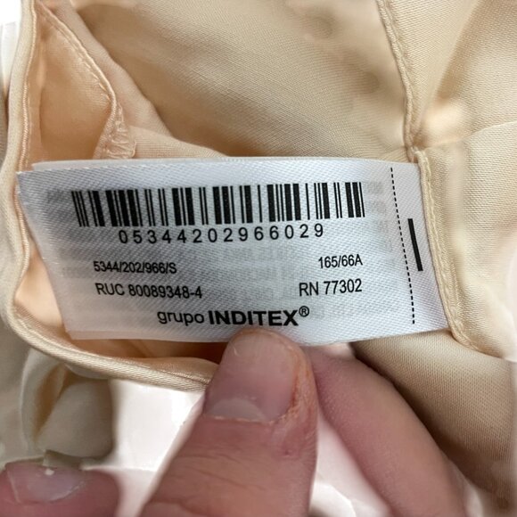 Zara Kate Moss Womens Maxi Skirt S pale pink Satin Blogger Fave 5344/202 NWT - Picture 11 of 16